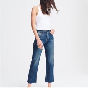 Rag & Bone Maya‎ High-Rise Ankle
Straight Magnus Size 24 Raw Hem